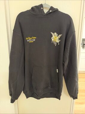 Represent Legacy Cherubs Black Men's Graphic Hoodie Oversized | S